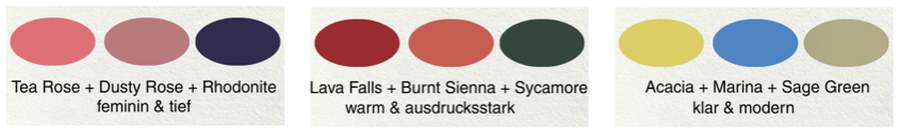 New York - Dreier - Farbkombinationen